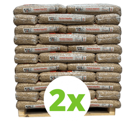 2 palets de pellets alemanes EN+A1